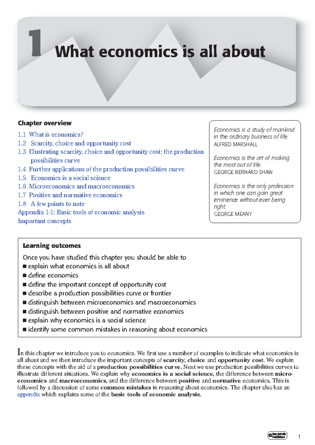 Chapter 1 Marketing Is All Around Us Answer Key Chapter+1+-+What+economics+is+all+about - 1 What economics is all about