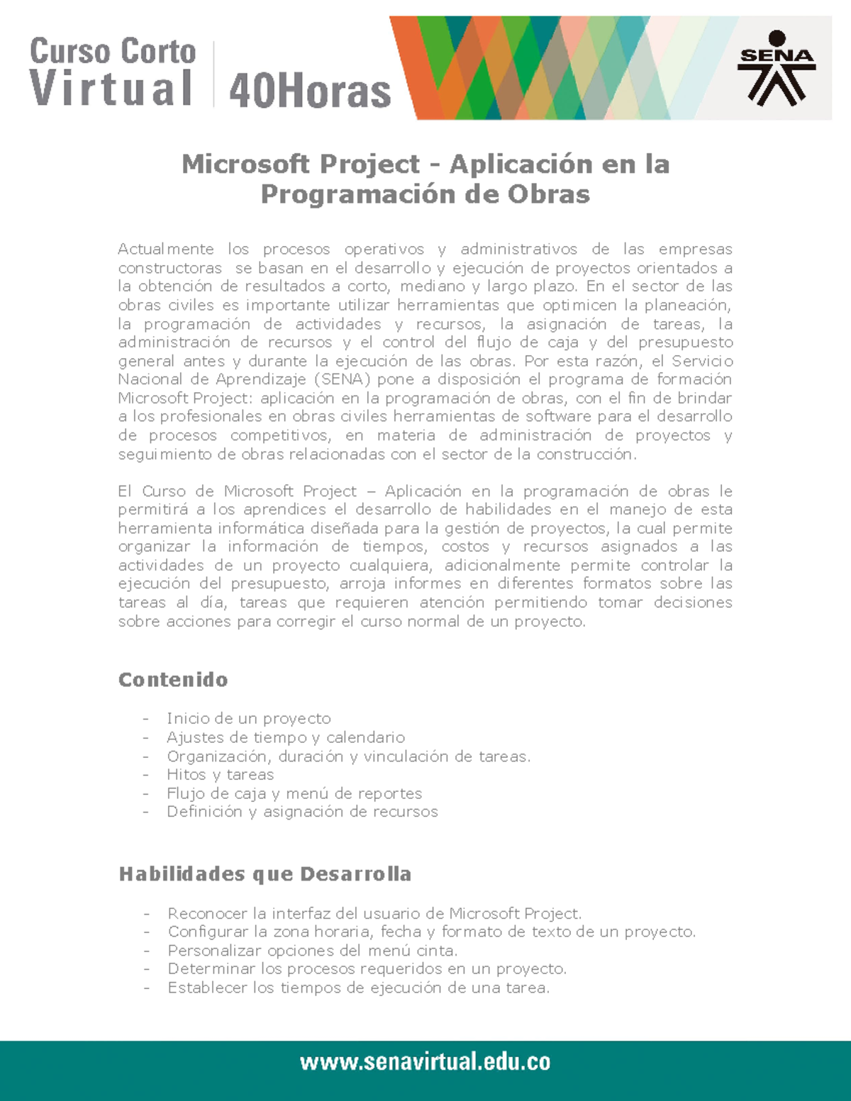Microdoft project aplicacion programacion obras - Microsoft Project ...