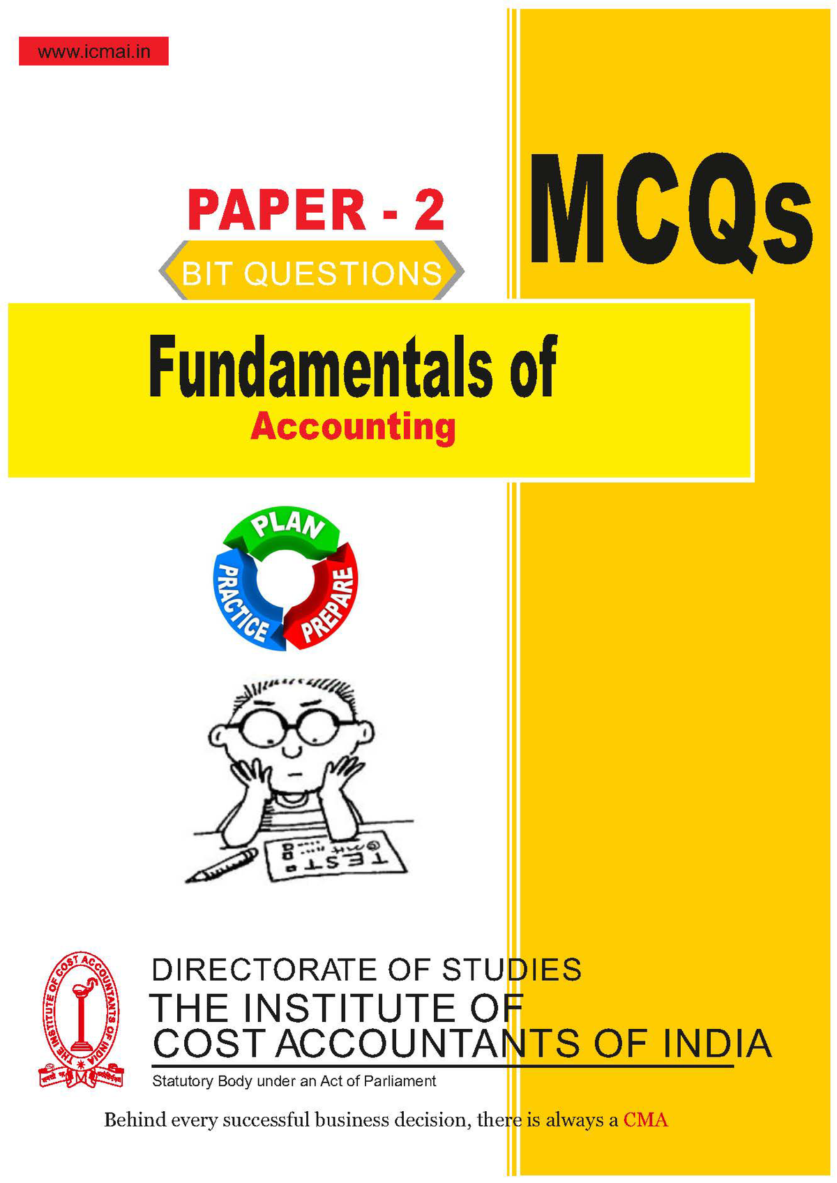 Paper-2-Revised - MCQ - FUNDAMENTALS OF ACCOUNTING I. Choose The ...