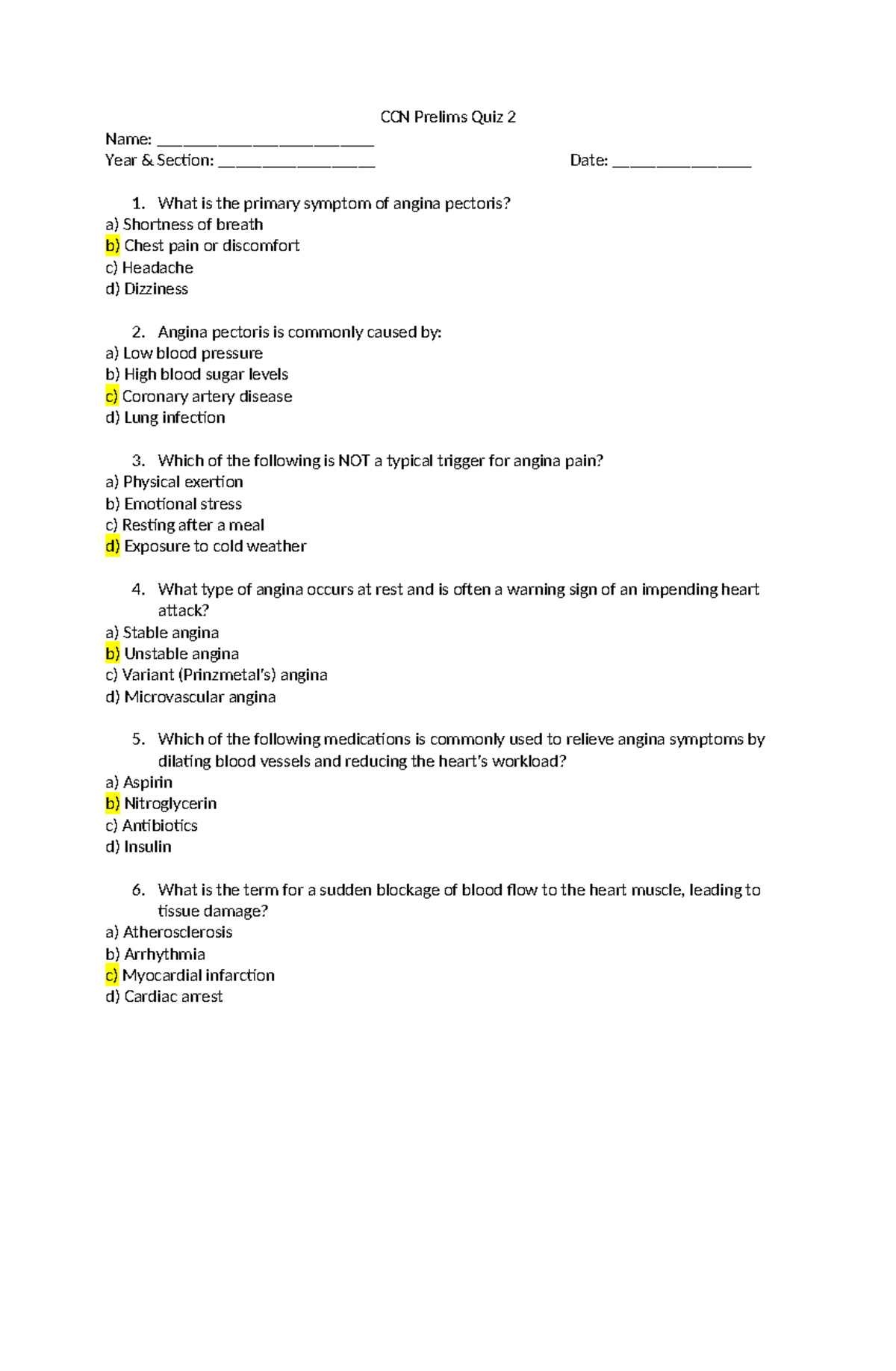 CCN Prelims Quiz 2 - THis gives a broader summarization and a big help ...