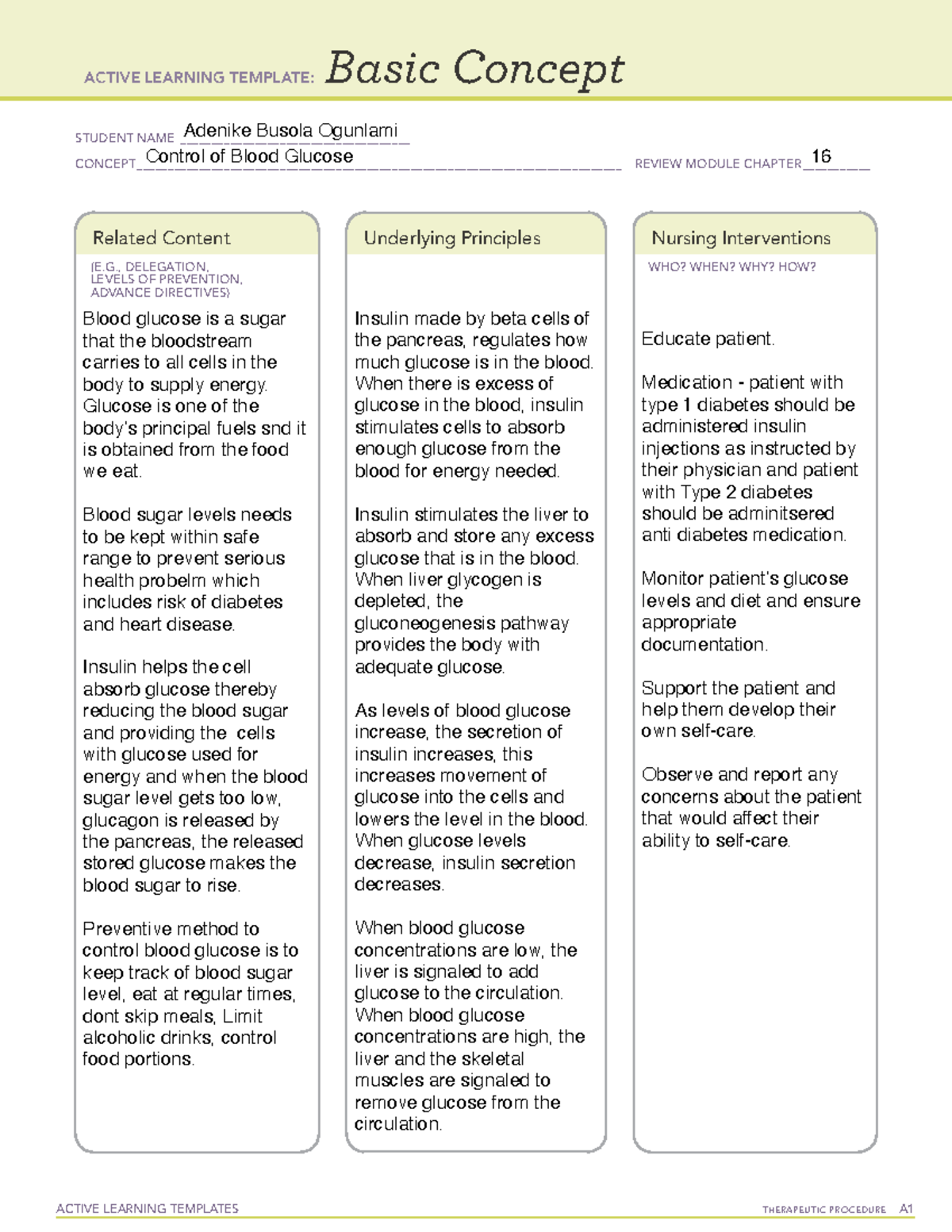 Active Learning Template Blood Glucose Active Learnin vrogue.co