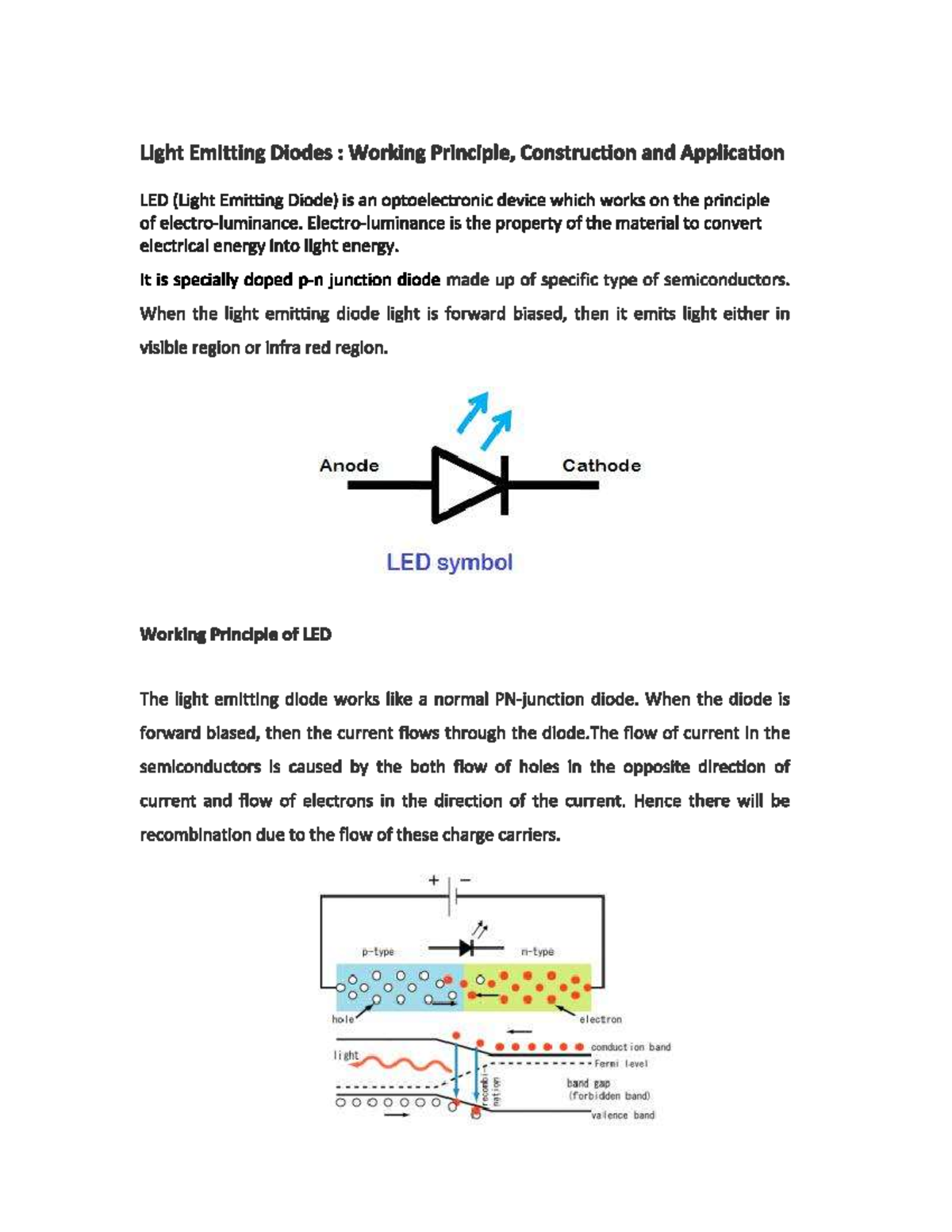 LED - all are randomly uploaded - Basic Instrumentation - Studocu