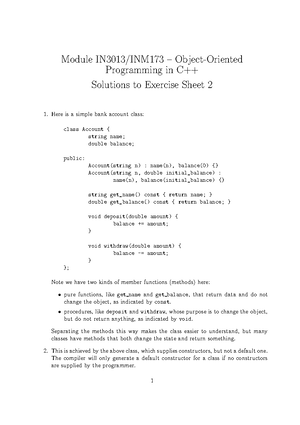 2016-2017 Lab Exercise Sheet 5 - Programming in C++ Exercise Sheet 5 ...