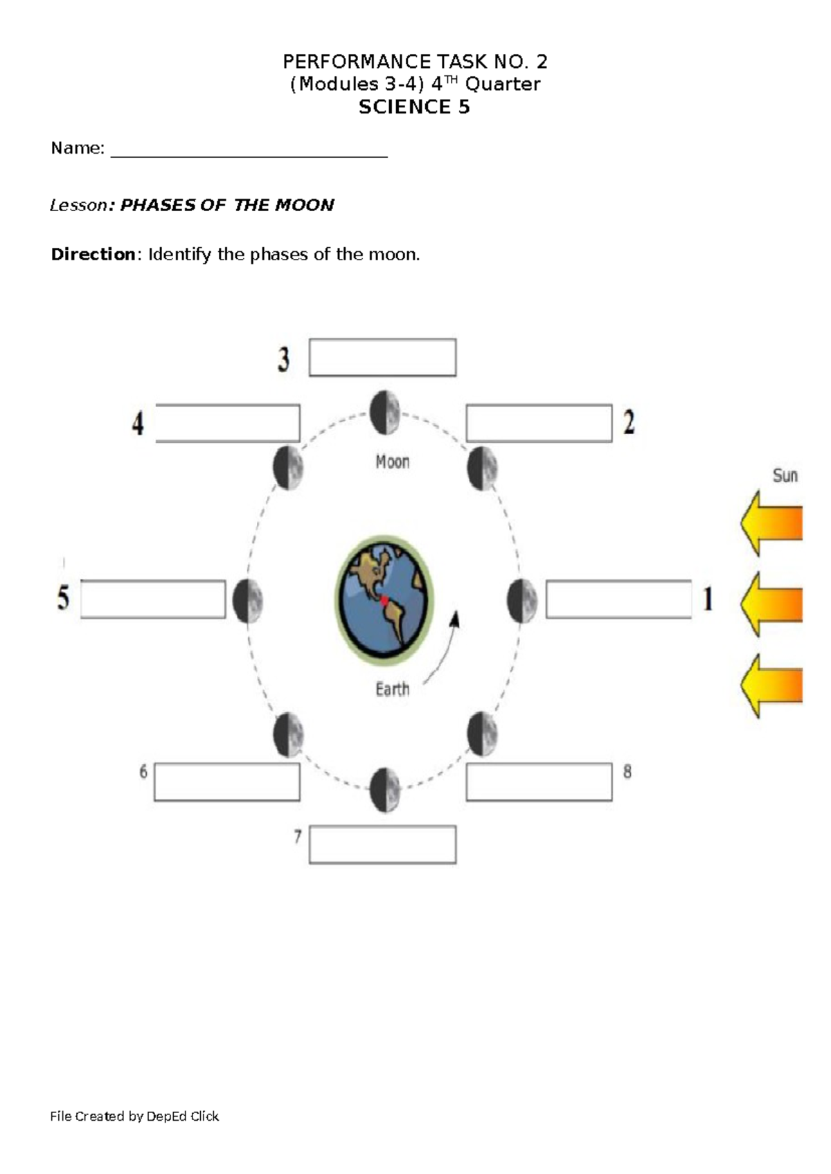SCI5 Ptask 2 Q4 - scie task - Bs Secondary Education - PERFORMANCE TASK ...
