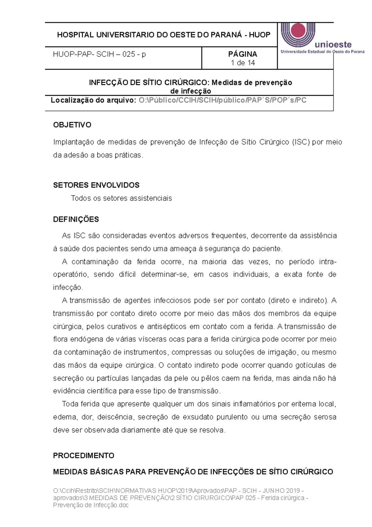 Infecção De Sítio Cirúrgico Medidas De Prevenção De Infecção O Infecção De Sítio Cirúrgico Medidas De Prevenção De Infecção O