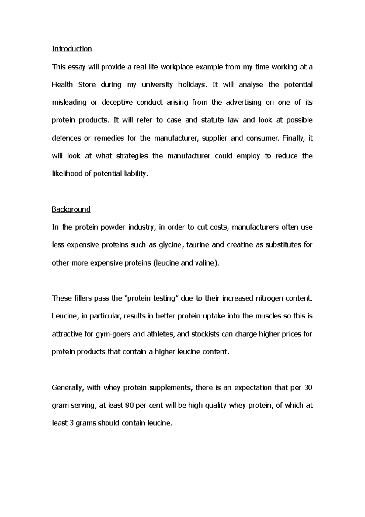 2017 Australian Consumer Law Misleading Unconscionable Conduct 