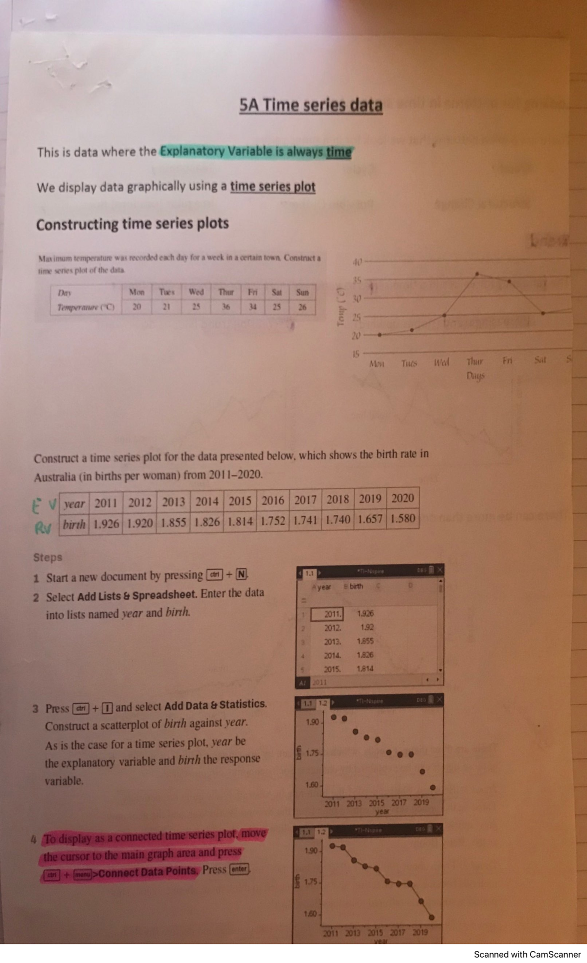 TIME Series Chapter - Studocu