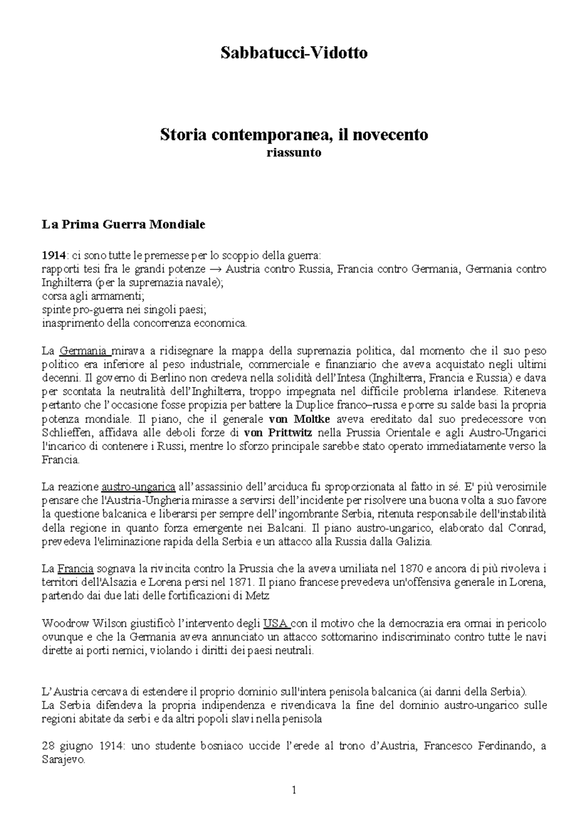 Riassunto capitolo per capitolo sabatucci vidotto Sabbatucci Vidotto Storia contemporanea, il Riassunto capitolo per capitolo sabatucci vidotto Sabbatucci Vidotto Storia contemporanea, il