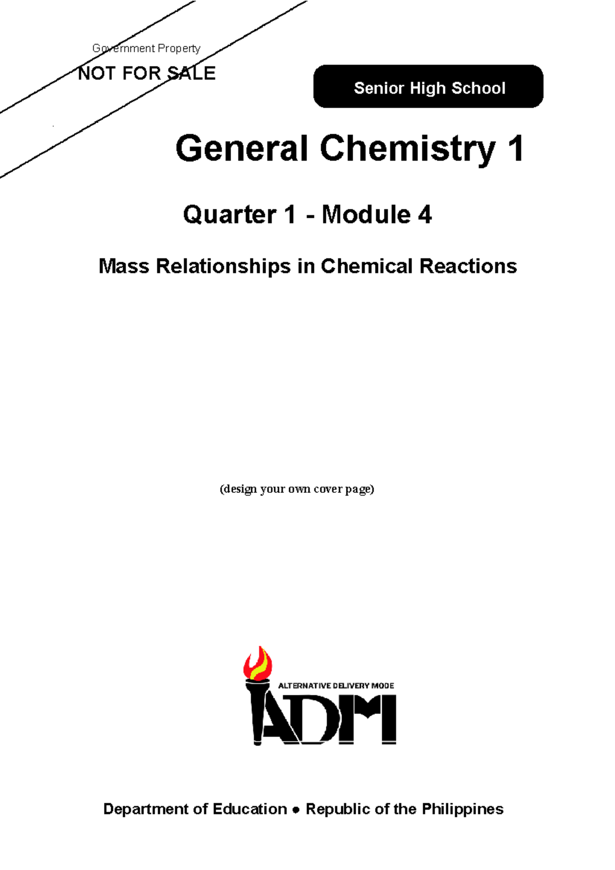 General-Chem-4 - chemistry modules - Government Property NOT FOR SALE ...