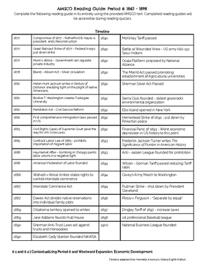 Period 7 Amsco Reading Guide - Apush - AMSCO Reading Guide: Period 7: ...