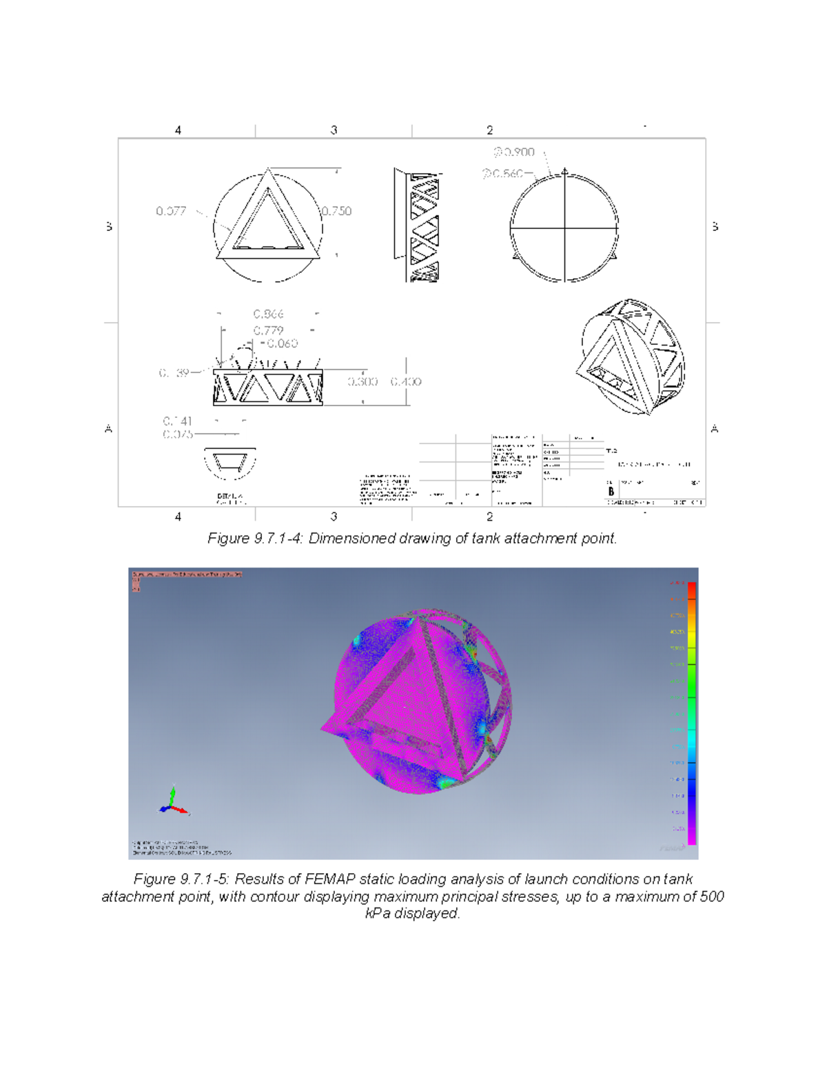 Final Report Part 224 - Figure 9.7-4: Dimensioned drawing of tank ...