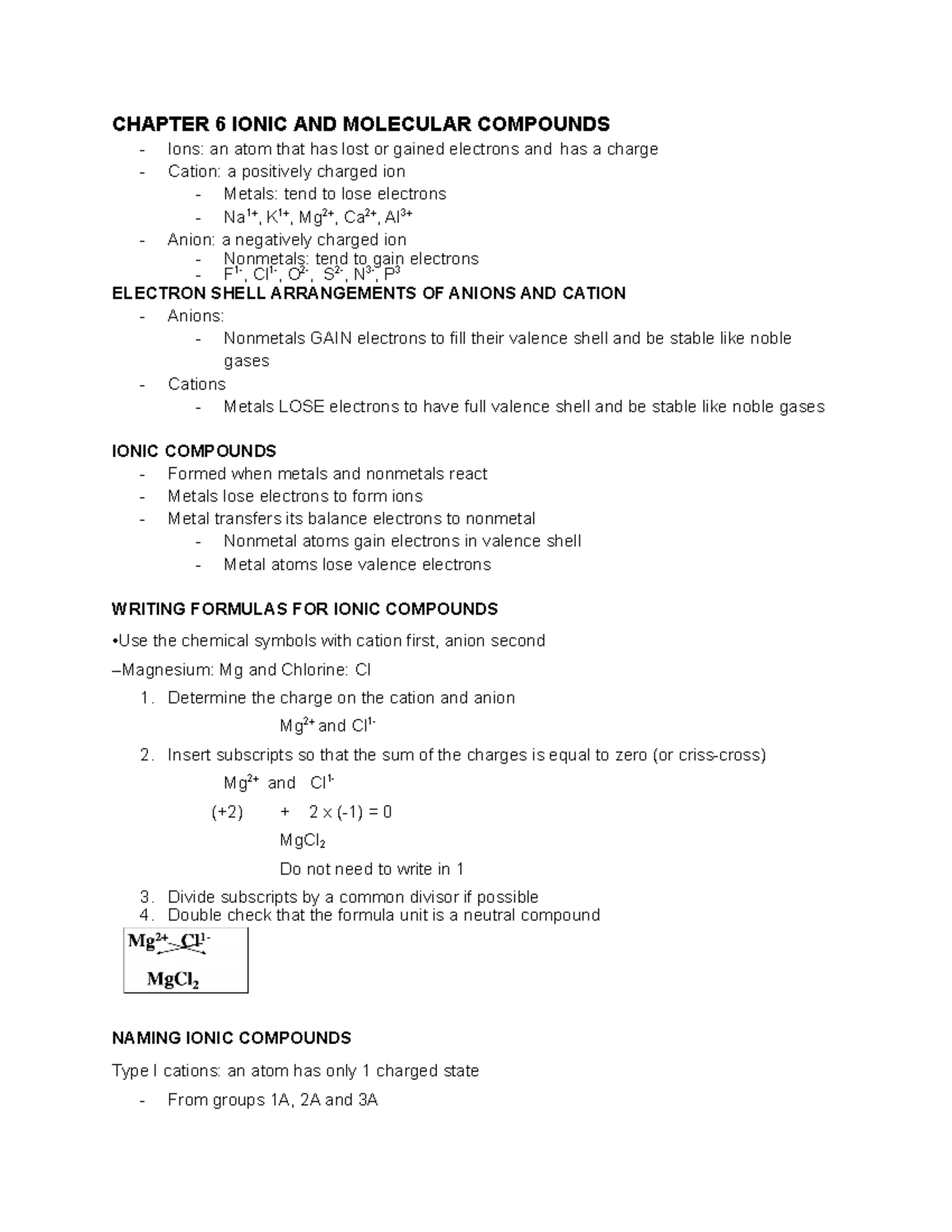 CHEM 105 - This class is taught by Dr. Nagengast. This a basic working ...