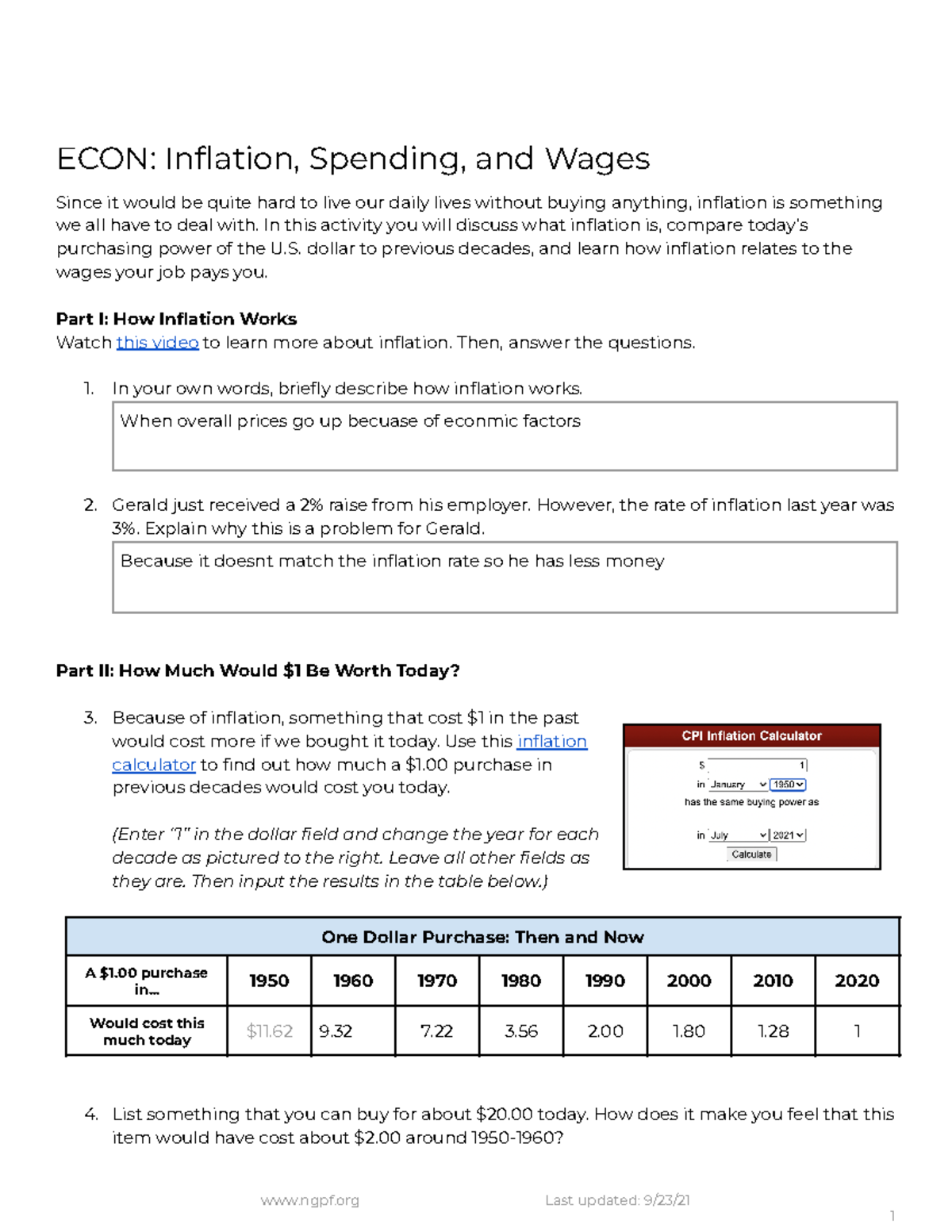 ECON Inflation, Spending, and Wages - In this activity you will discuss what inflation is, compare - Studocu econ-inflation-spending-and-wages-in-this-activity-you-will-discuss-what-inflation-is-compare-studocu