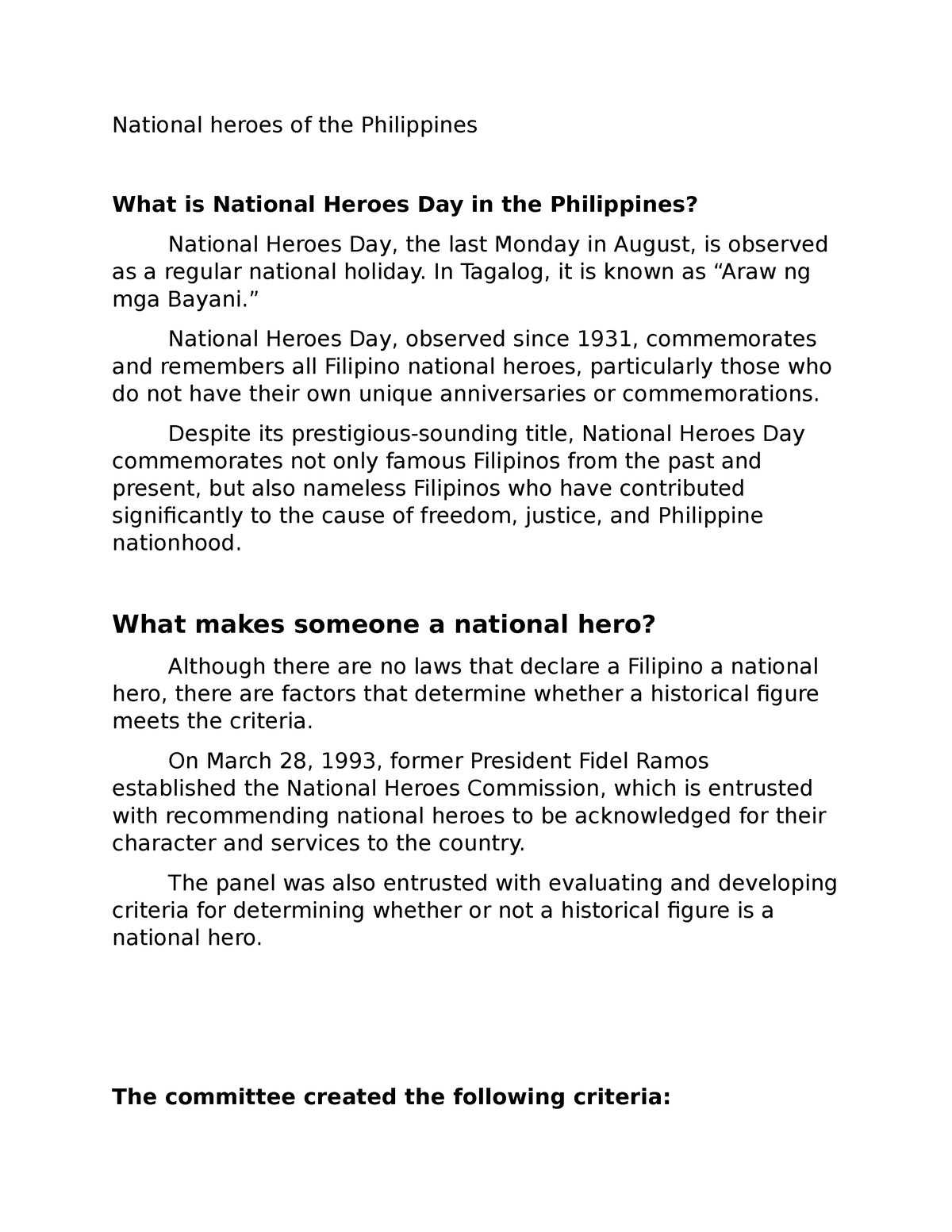 essay about national heroes of the philippines