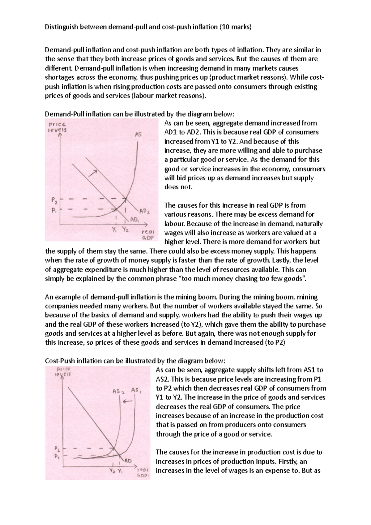 What Is Demand Pull Inflation Quizlet