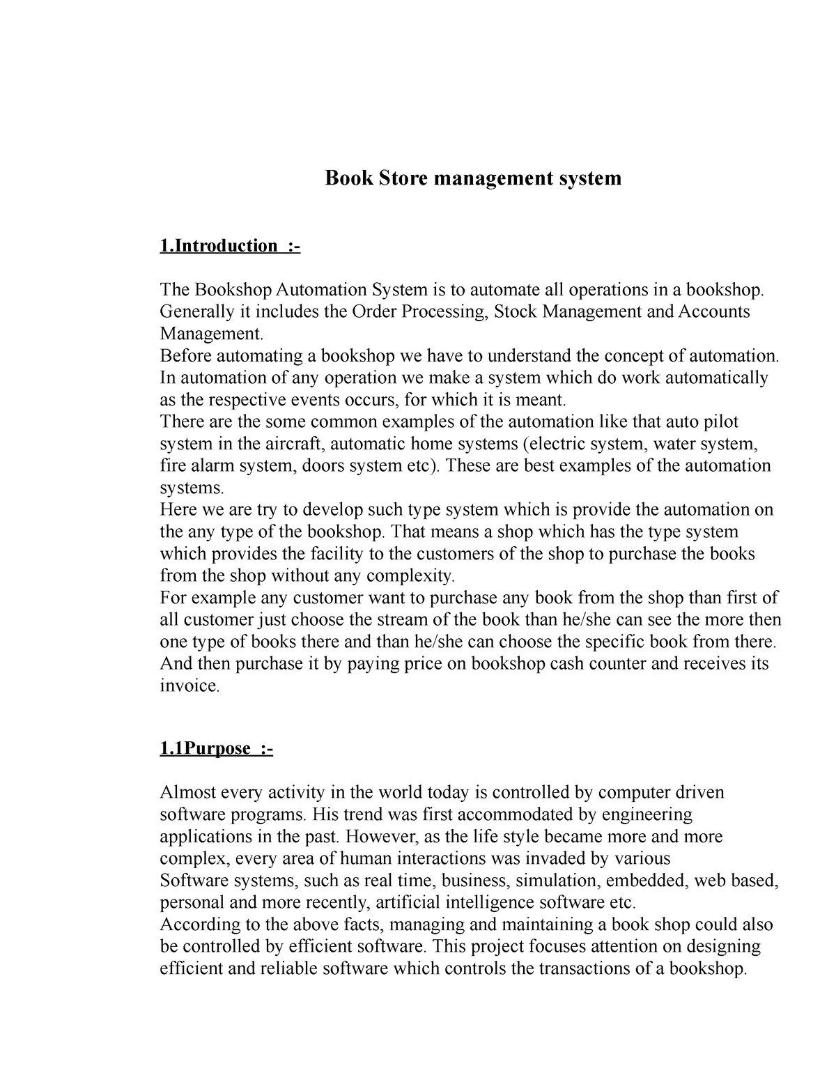 literature review on bookshop management system