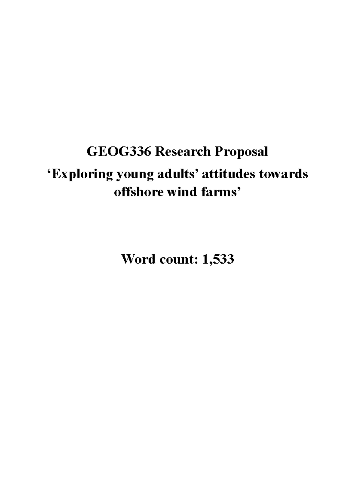 research proposal of geography