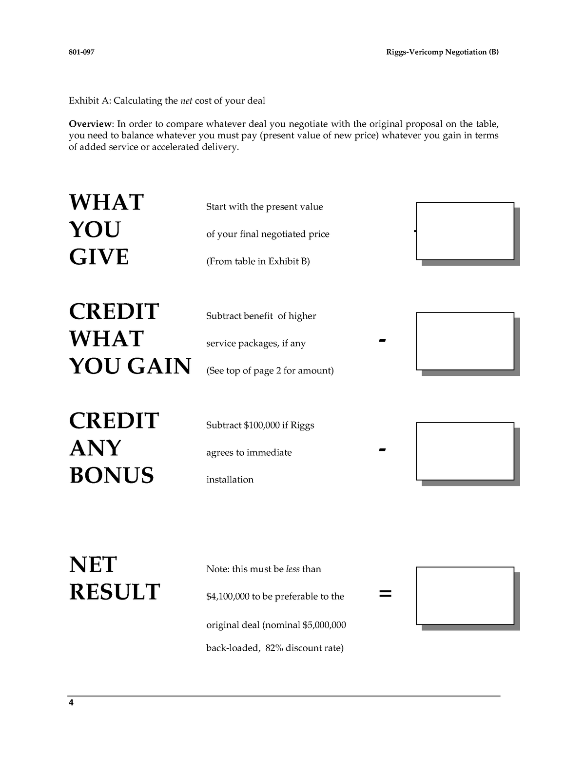 Riggs-Vericomp B Box Format - 801-097 Riggs-Vericomp Negotiation (B) 4 ...