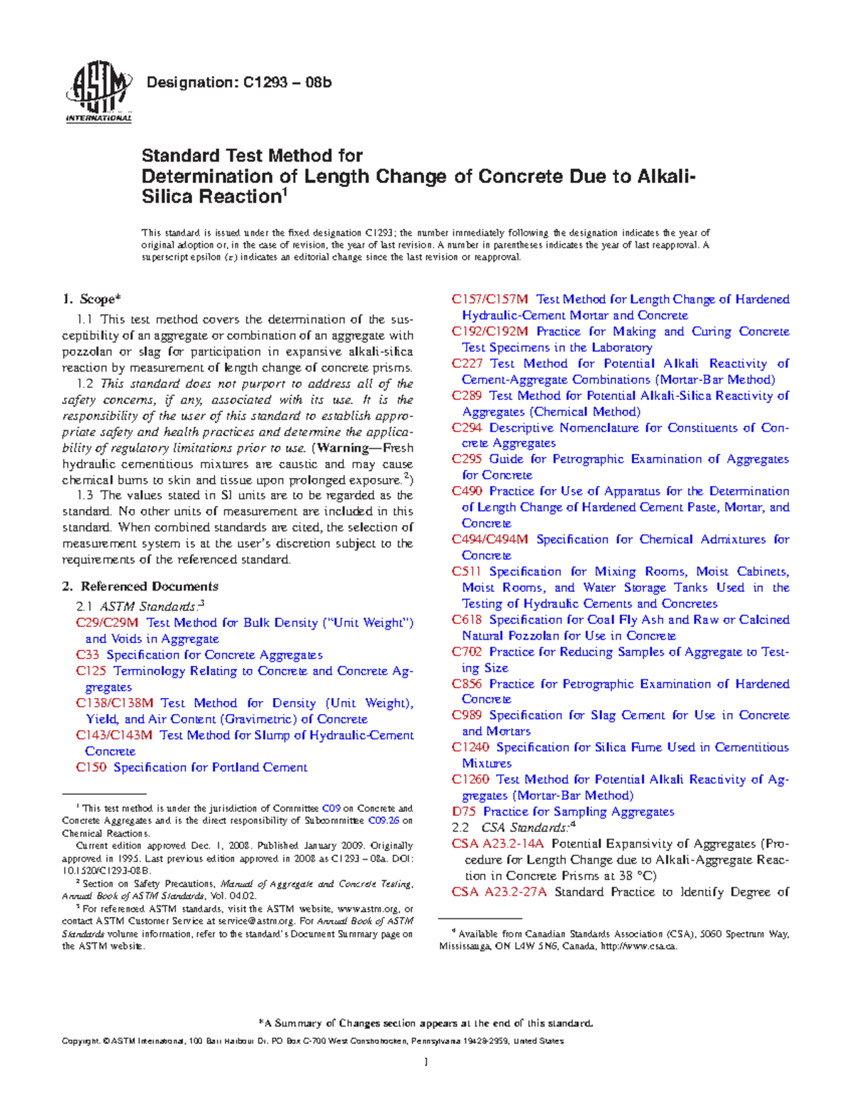 C1293-08 - Standard - Designation: C1293 – 08b Standard Test Method for ...