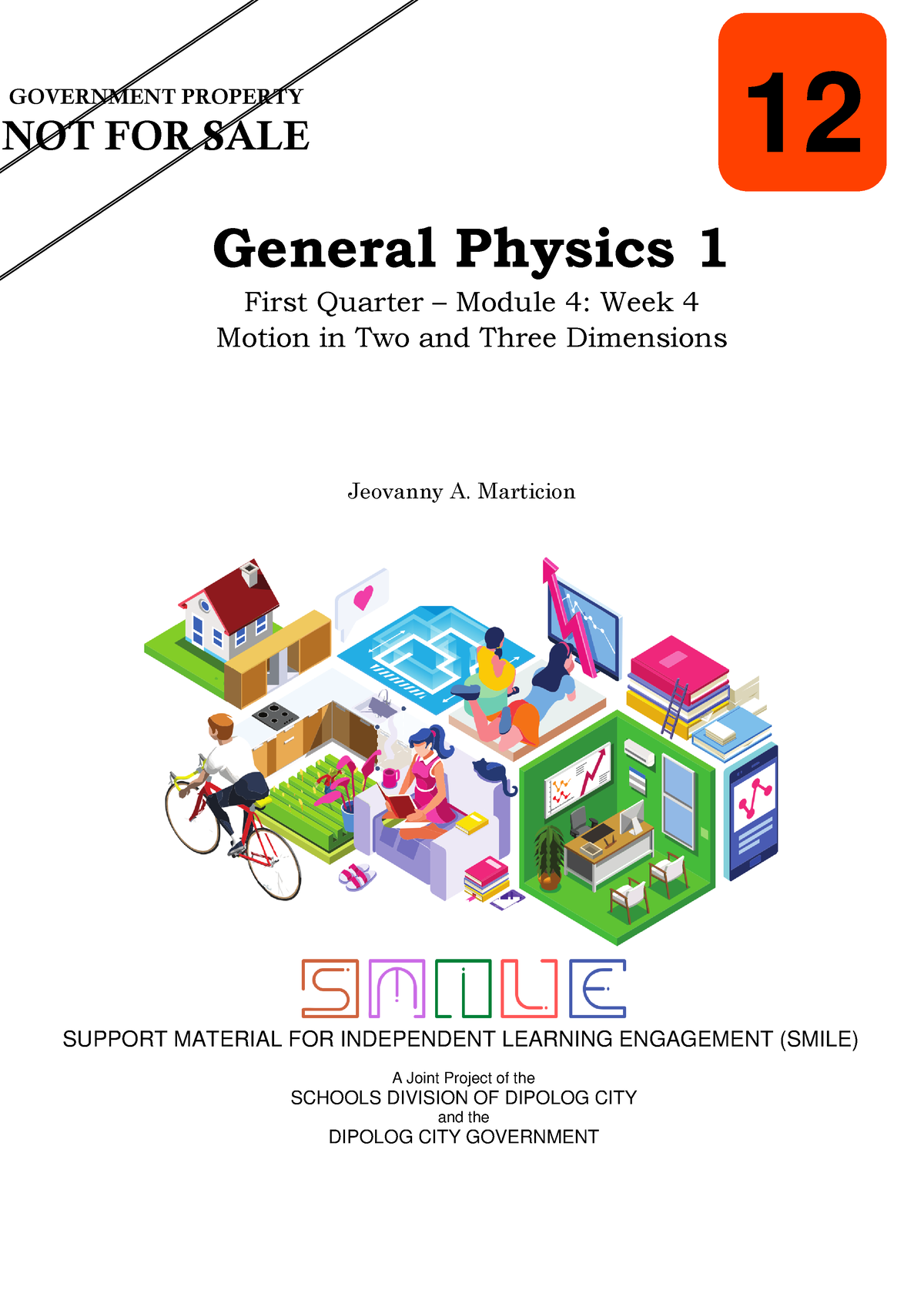 Physics 1 Q1 Mod4 Motionintwoandthreedimension V1 - SUPPORT MATERIAL ...