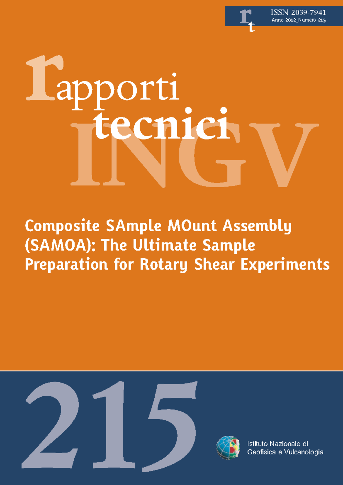 COMPOSITE SAMPLE MOUNT ASSEMBLY (SAMOA): THE ULTIMATE SAMPLE ...