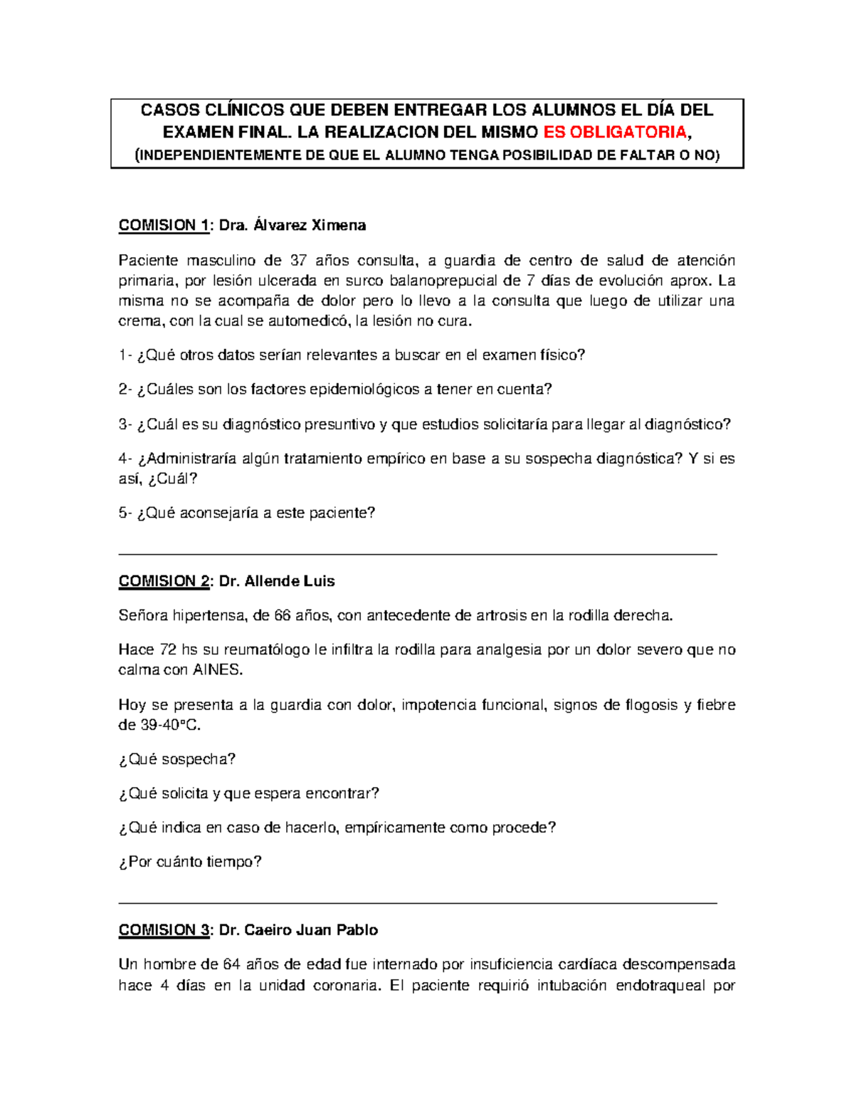 Casos- Clínicos - Espero Les Sirva De Mucha Mucha Ayuda - CASOS ...