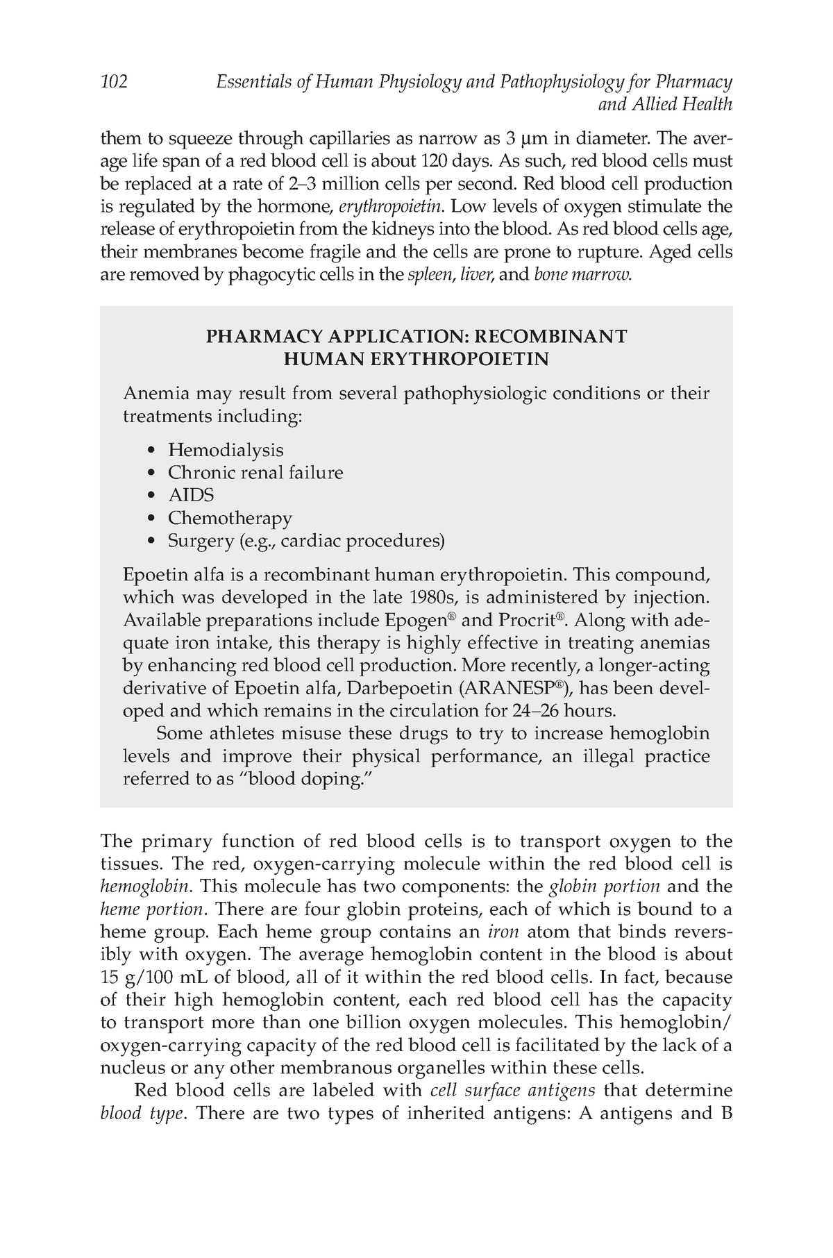 Essentials Of Human Physiology And Pathophysiology For Pharmacy And ...