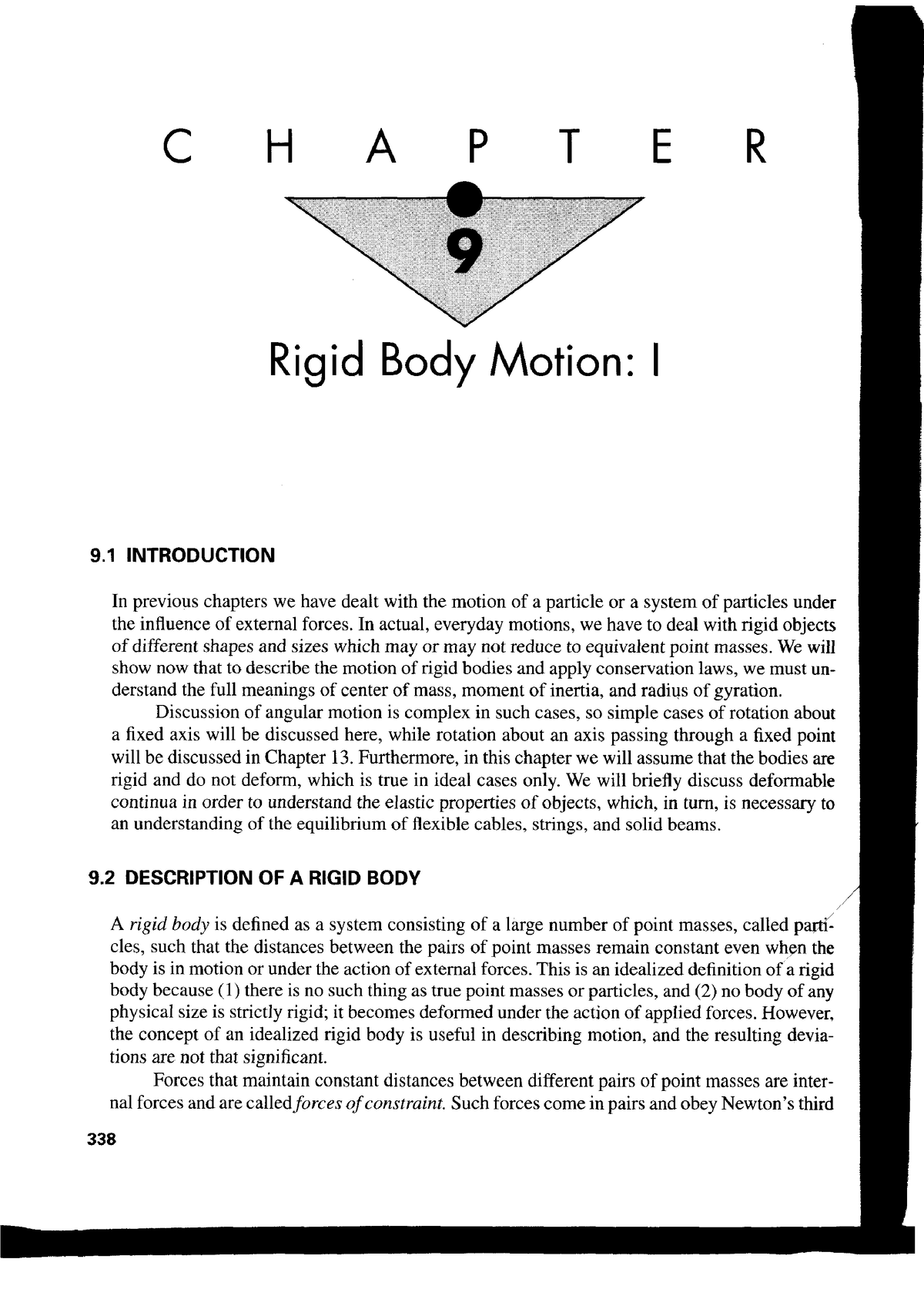 chapter-09-semangat-c-h-r-rigid-body-motion-i-9-introduction-in