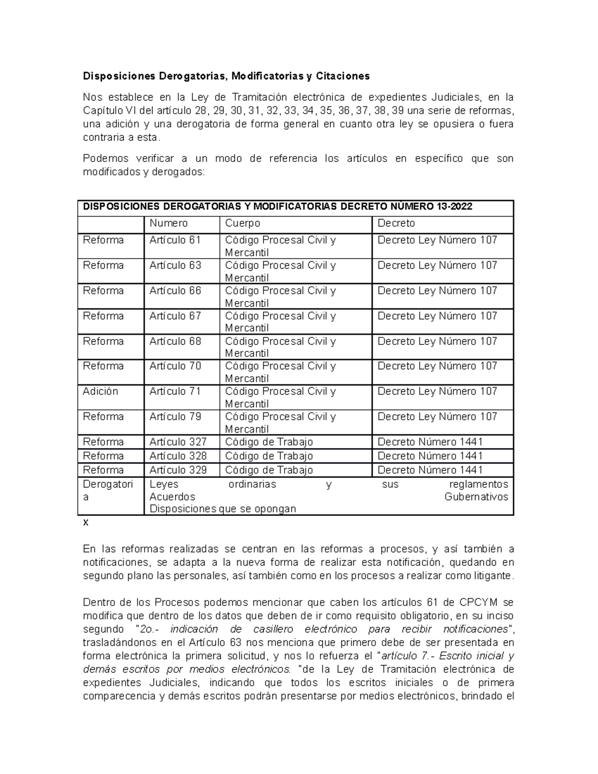 Disposiciones Derogatorias Y Modificatorias - Podemos Verificar A Un ...