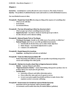 Practice Multiple Choice Chapter 1 Ten P - Chapter 1—Ten Principles of ...