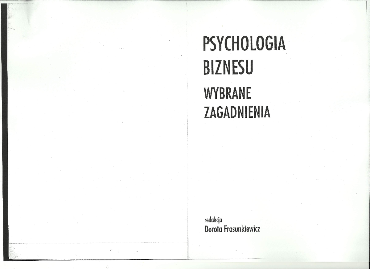 Rozwiązywanie konfliktów i sztuka negocjacji - Psychologia - Studocu