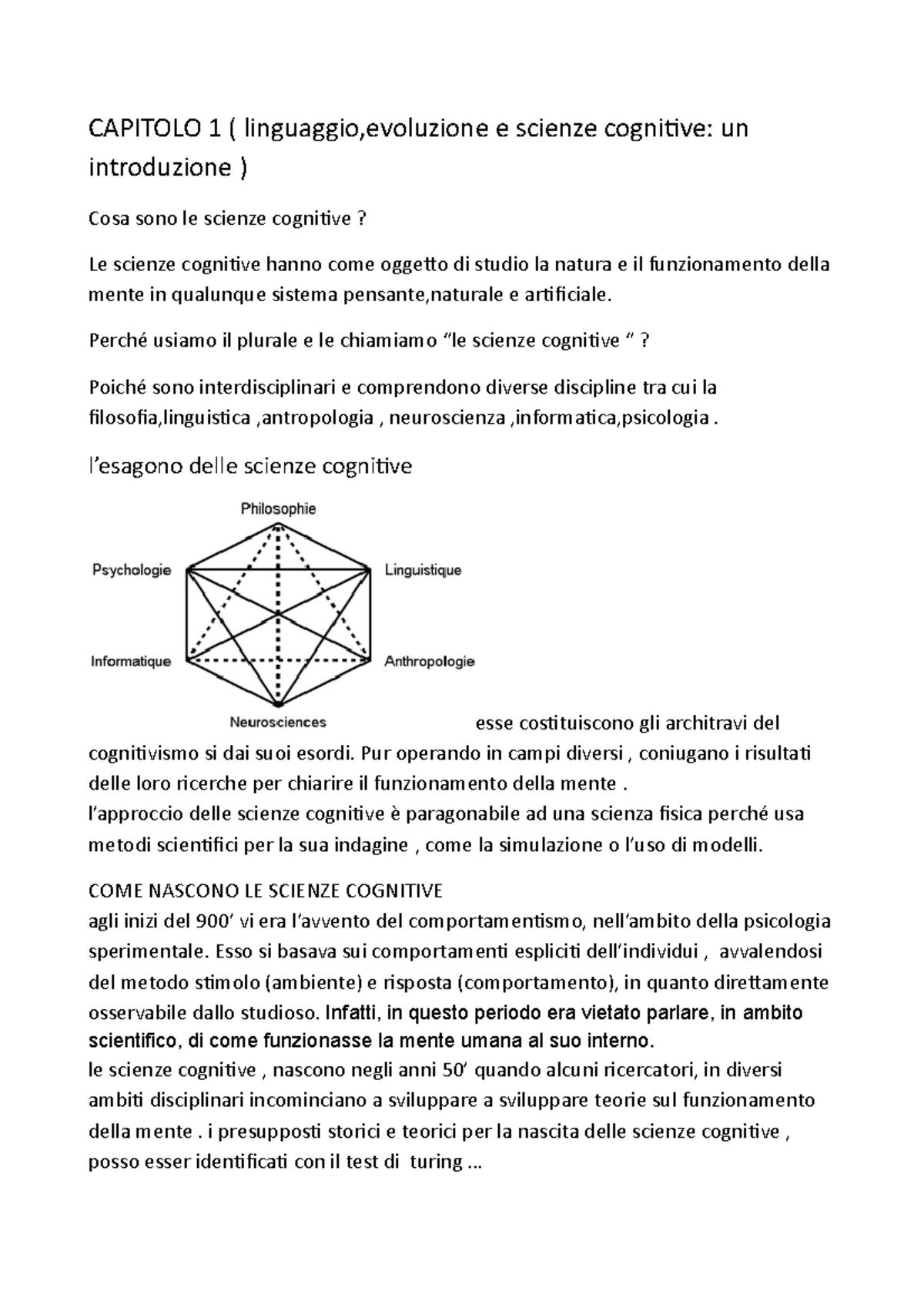 Capitolo 1 - Riassunto scienze dell' educazione e della formazione ...