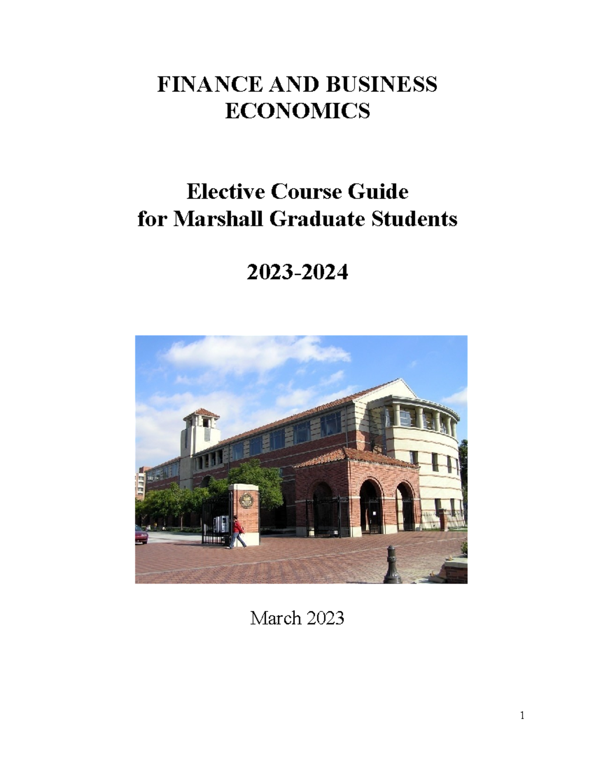 FBE-Graduate-Elective-Course-Guide-2023-2024 0 - FINANCE AND BUSINESS ...