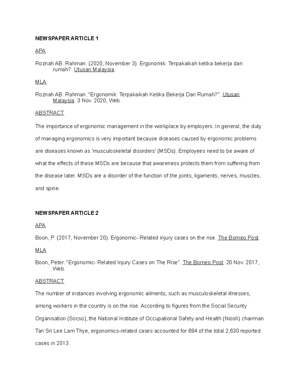 Article document - Lecture notes 2 - Document Processing - UiTM - Studocu