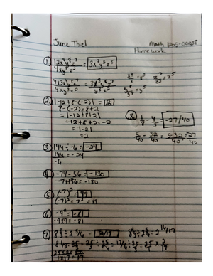Teast 4 - Math guide - Math TEAS Practice Test #4 Name ...