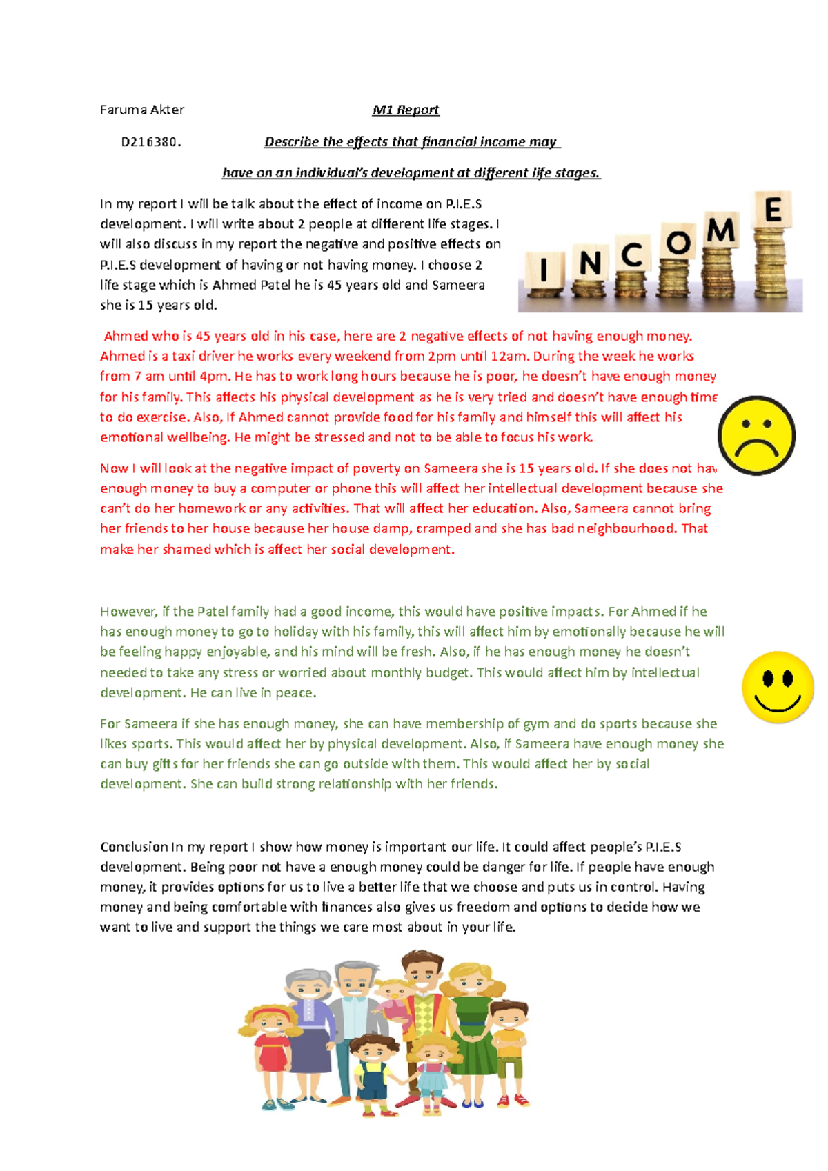 UNIT-8 M1 Report - Unit 8 - Faruma Akter M1 Report D216380. Describe ...