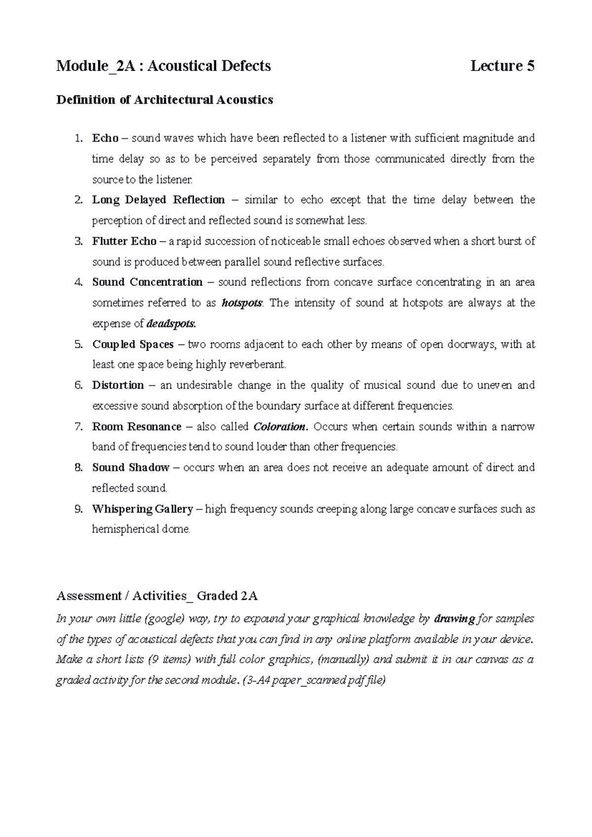 5. Module 2A Lecture 5 Acoustical Defects 2008 24 f1 Module_2A