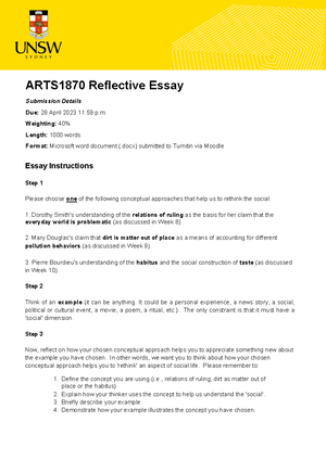 2022 02 ARTS1870 2022 - Course outline - School of Social Sciences UNSW ...