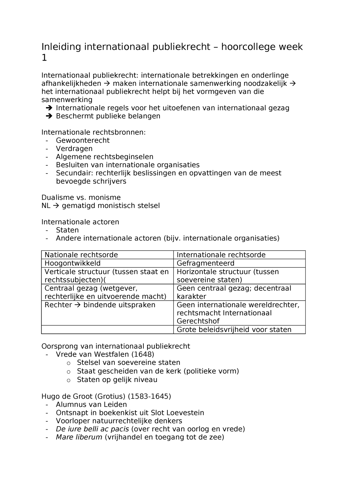 Inleiding Internationaal Publiekrecht - Hoorcolleges - Monisme NL ...