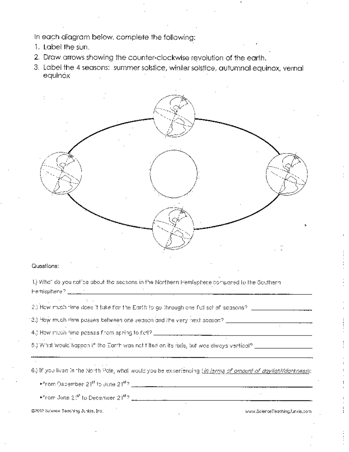 Seasons diagram ws - Studocu