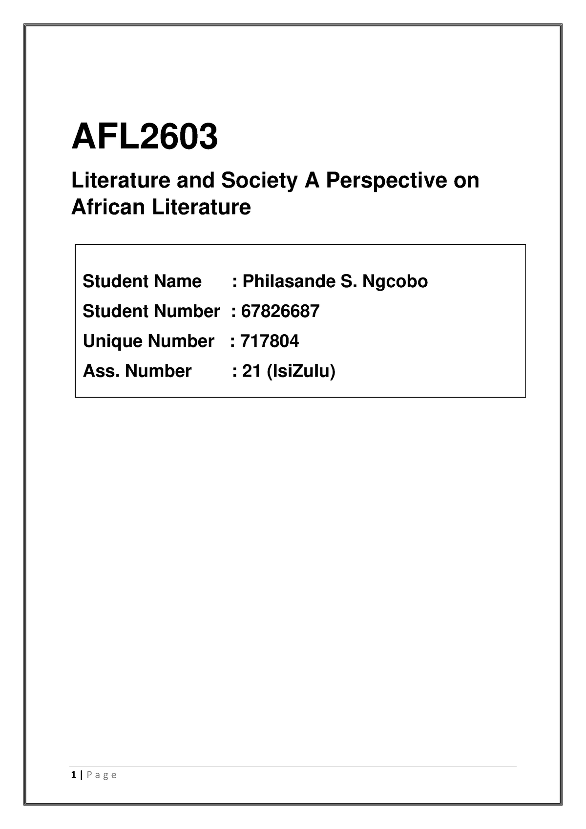 african literature thesis topics