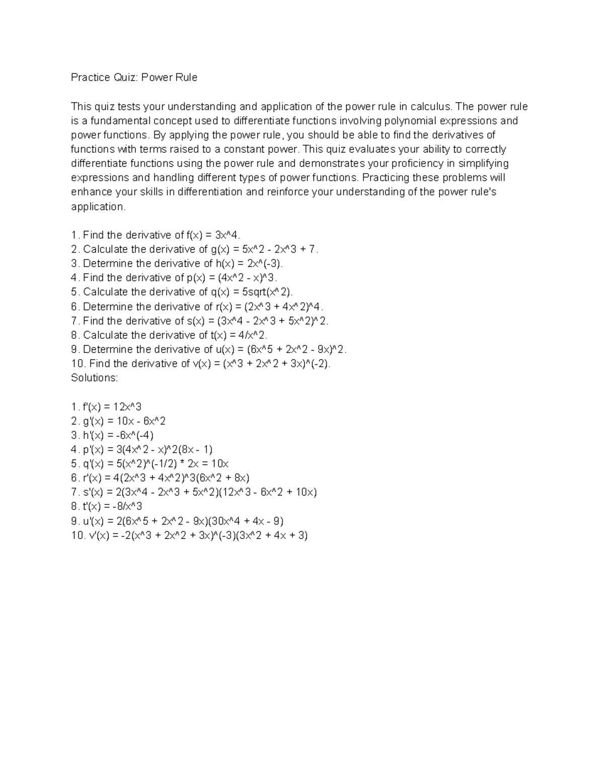 calc-1-power-rule-quiz-practice-quiz-power-rule-this-quiz-tests-your