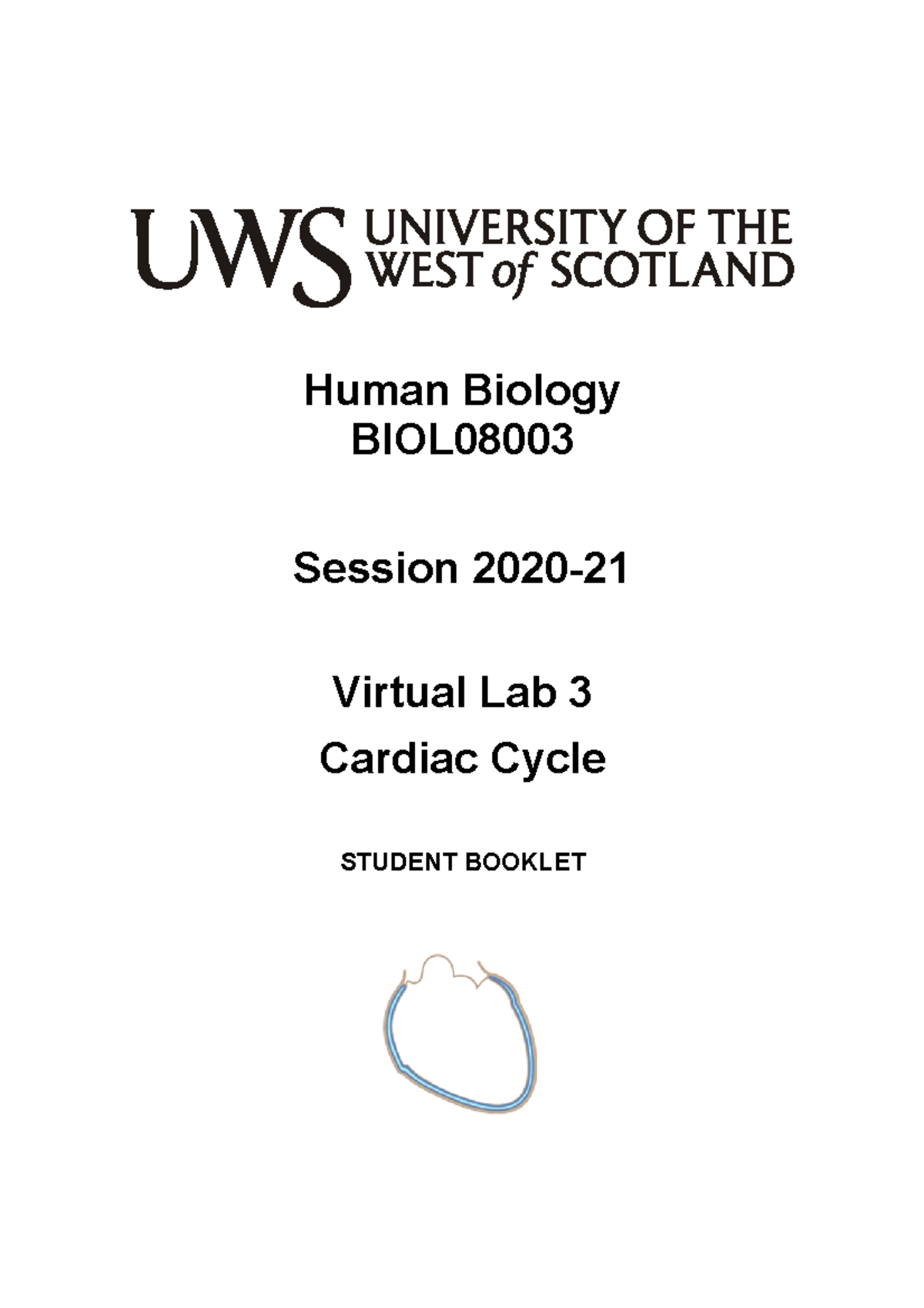 Human Biology Virtual Lab 3 Cardiac Cycle 20-21 - Human Biology BIOL ...