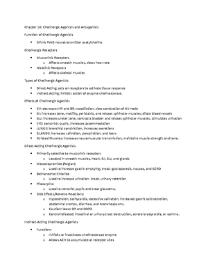 Chap 15 - NaNA - Chapter 15: Adrenergic Agonists And Antagonists ...