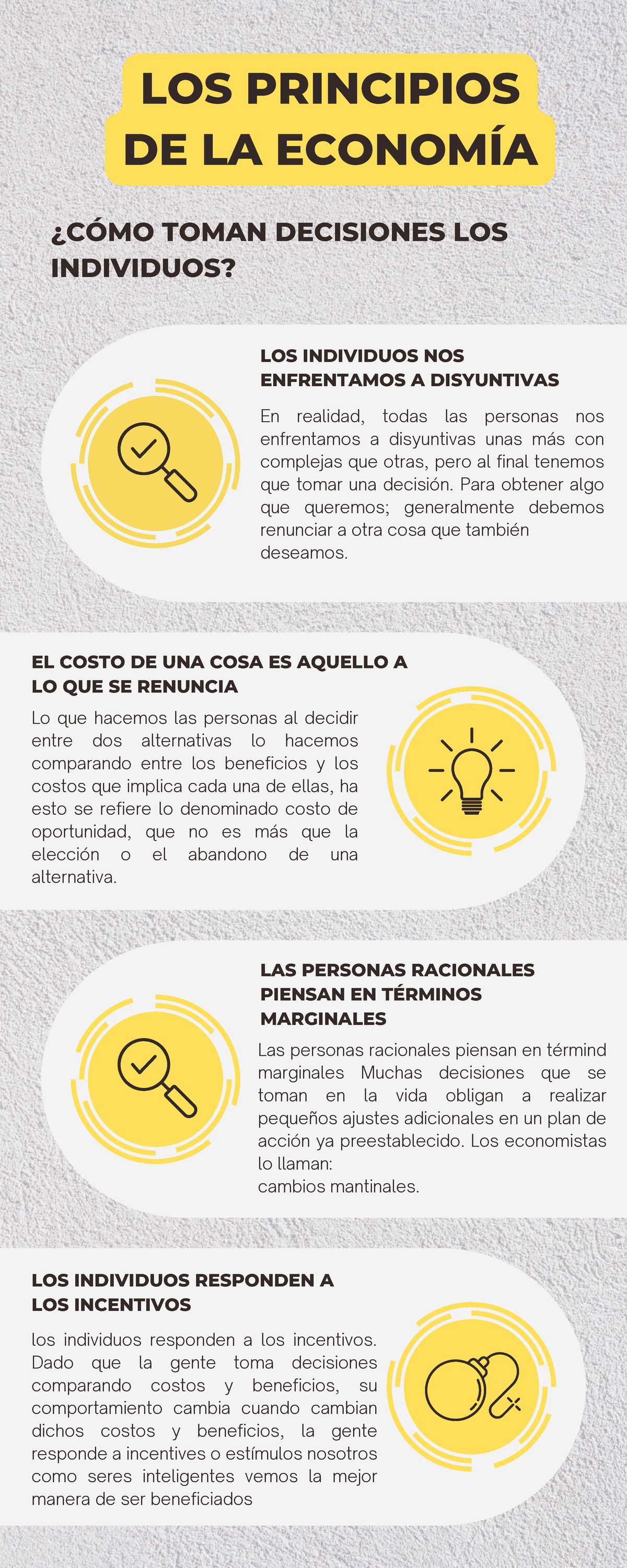 Los principios de la economía - LAS PERSONAS RACIONALES PIENSAN EN ...