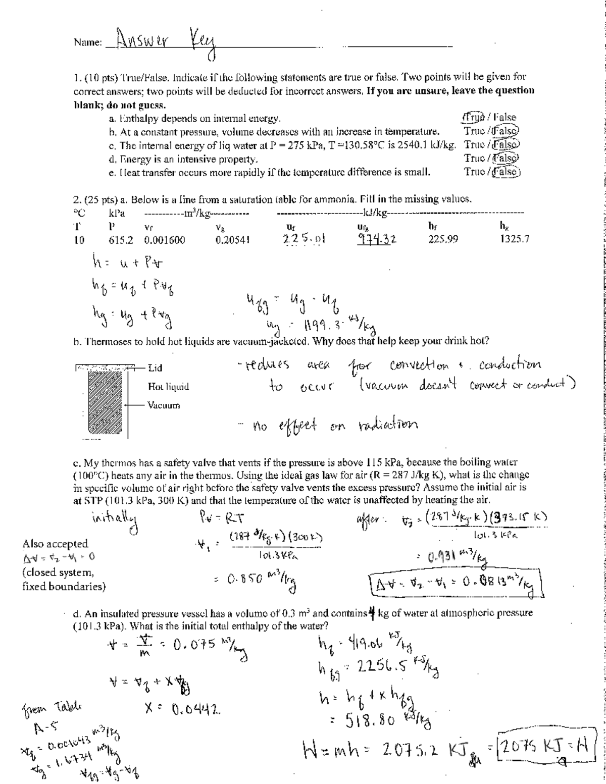 Exam 1 solutions - Yes - BIOS 214 - Also accepted (closed system, fixed ...