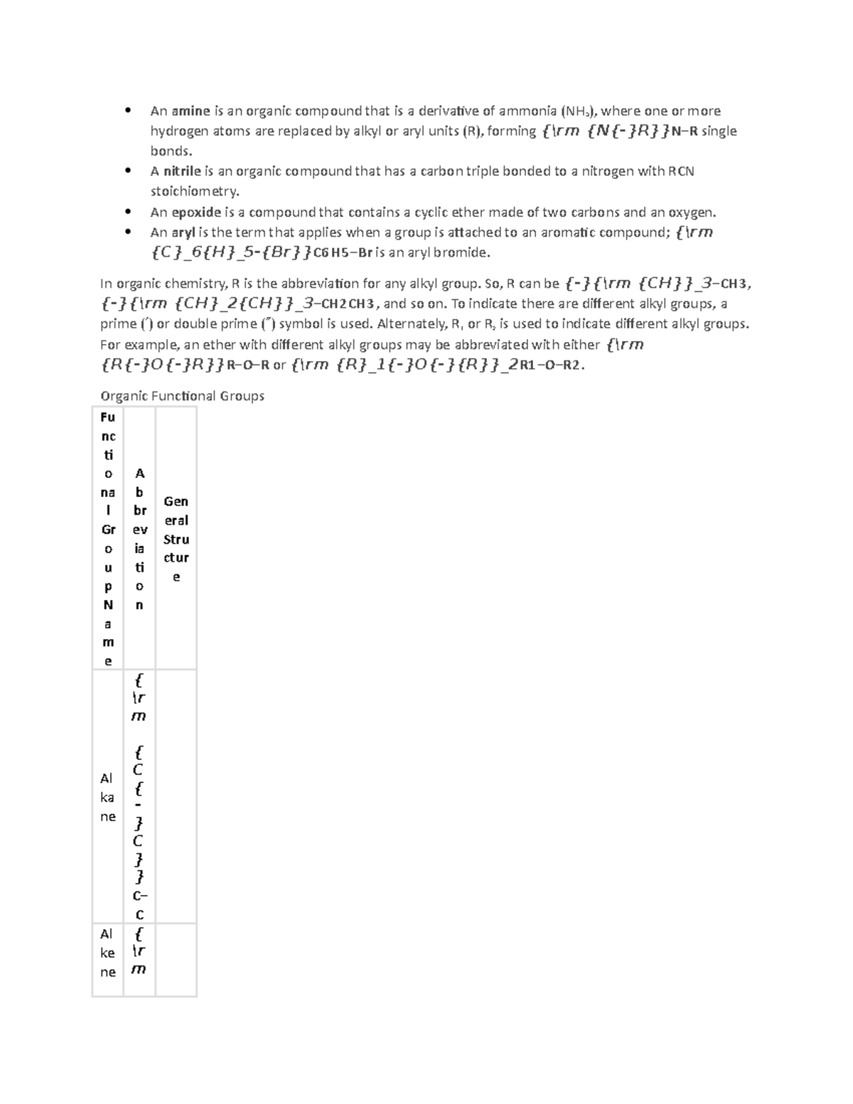 Mental 4 - Lecture Notes over the nursing course . - An amine is an ...
