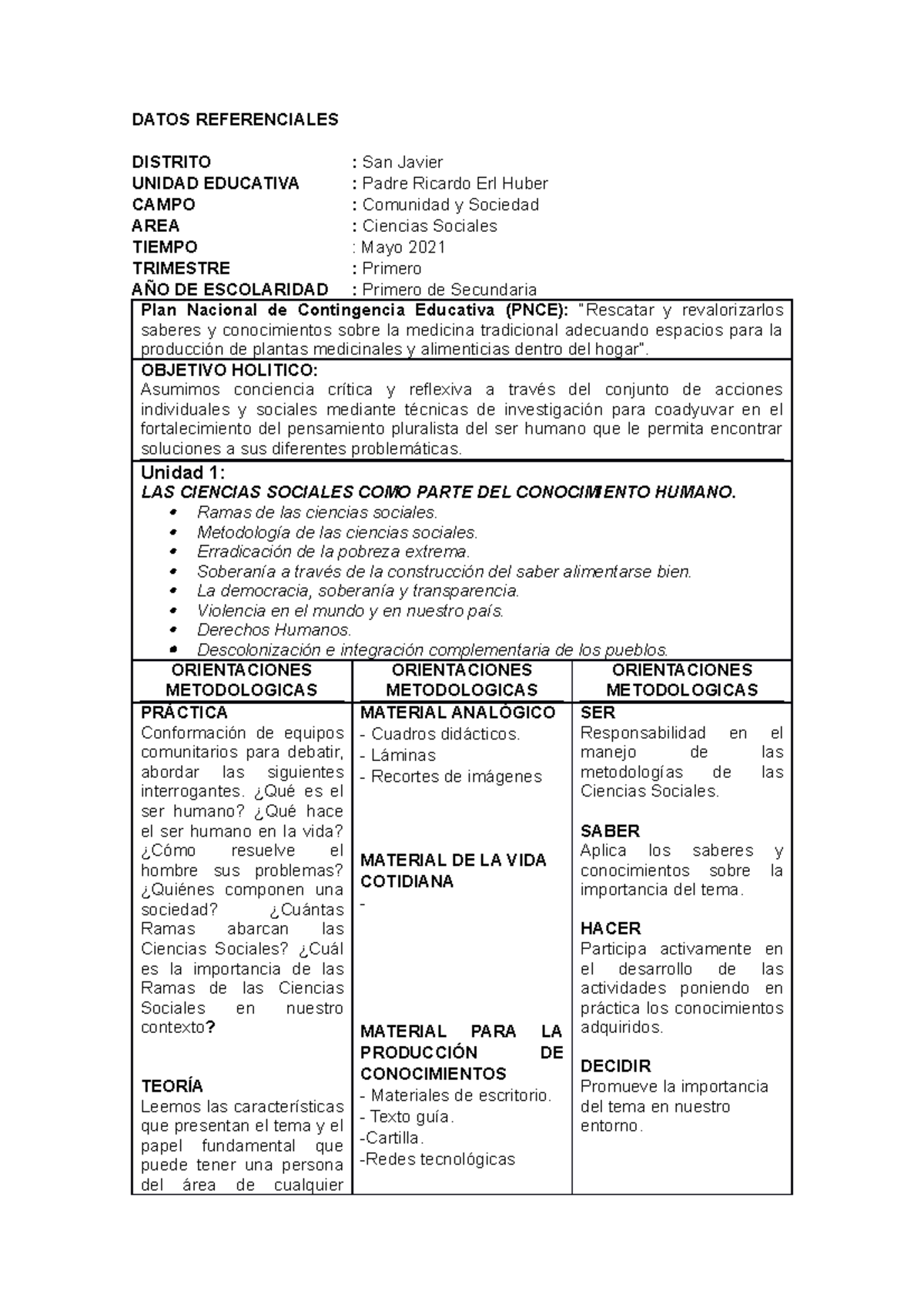 Pdc 3er trim imprimir - Plan de desarrollo curricular - DATOS ...