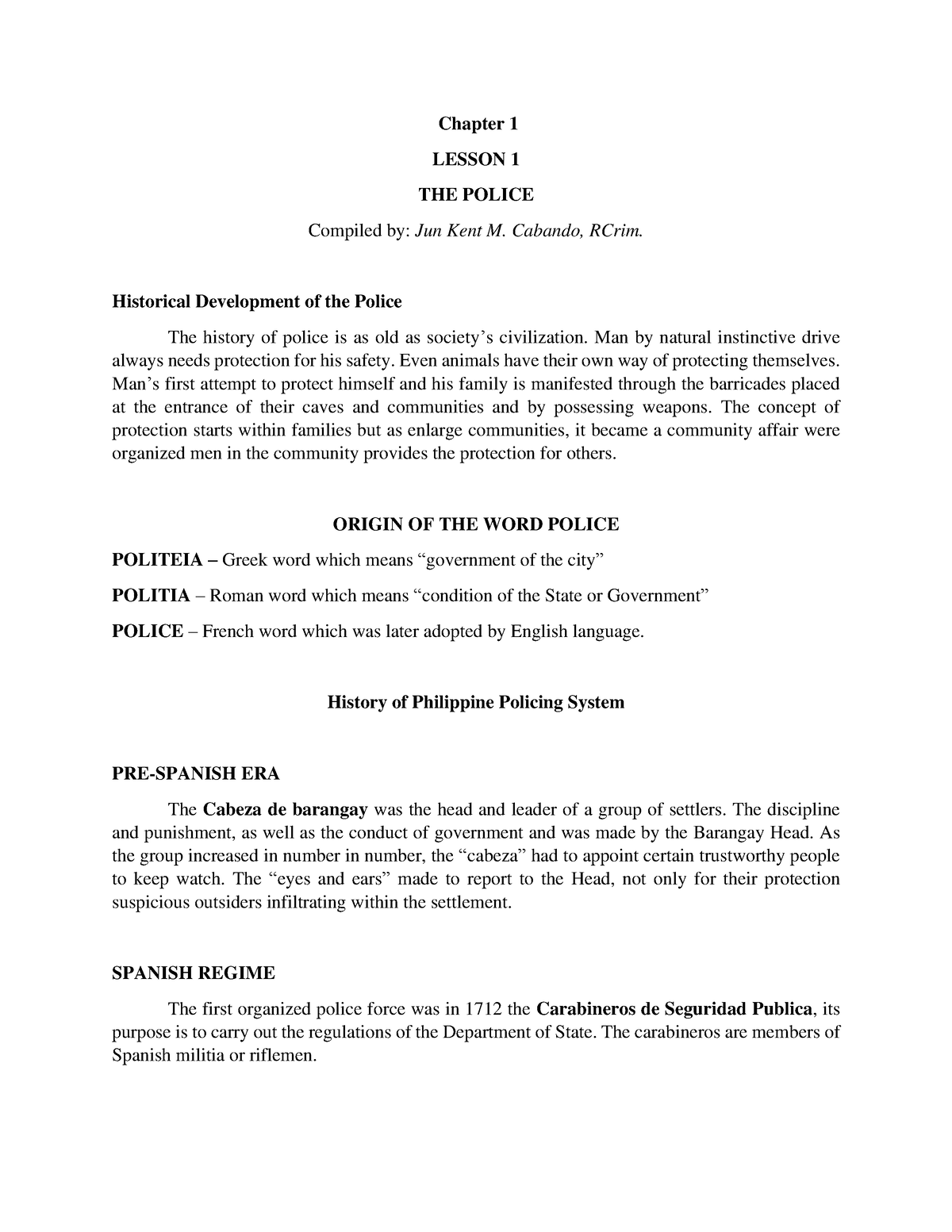 history-of-philippine-policing-chapter-1-lesson-1-the-police-compiled