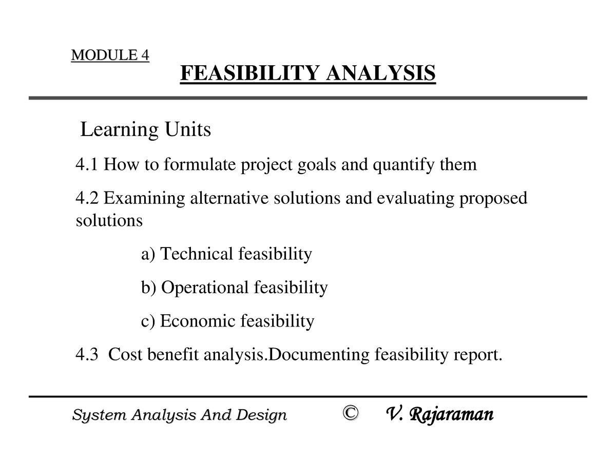 W4 Lesson 4 - Feasibility Analysis - Module - Discrete Mathematics ...